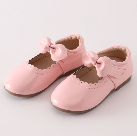 Pink Bow Mary Janes