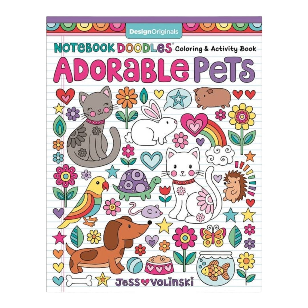 Adorable Pets Coloring Books