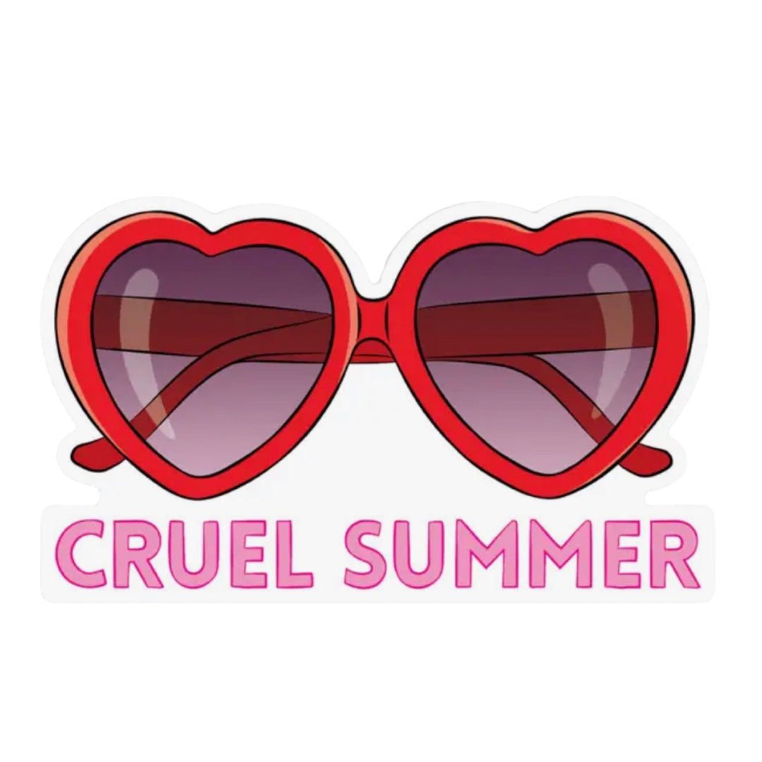 Taylor Cruel Summer Die Cut Sticker