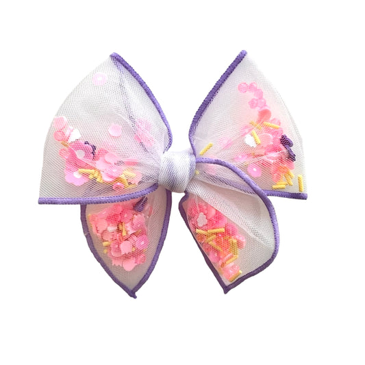 Butterfly Floral Small Shaker Bow