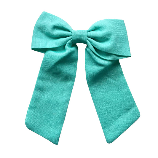 Long Tail Linen Bow