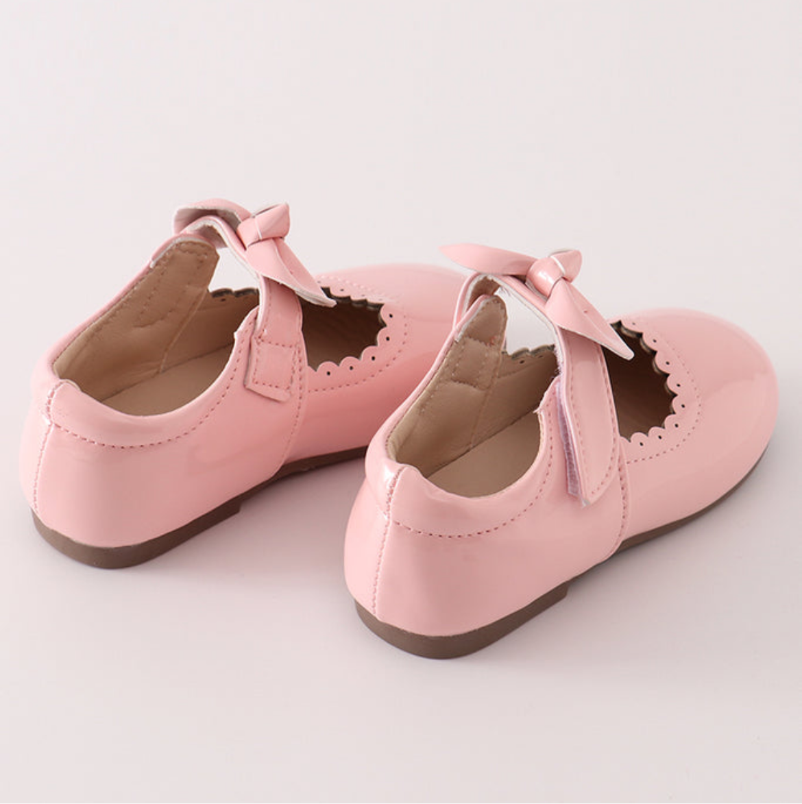 Pink Bow Mary Janes