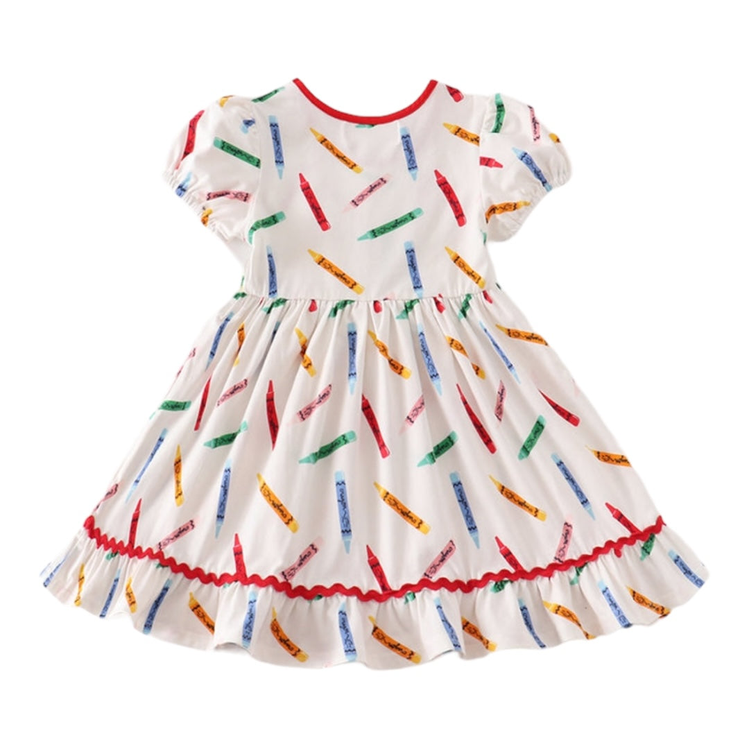 Crayon Ruffle Dress