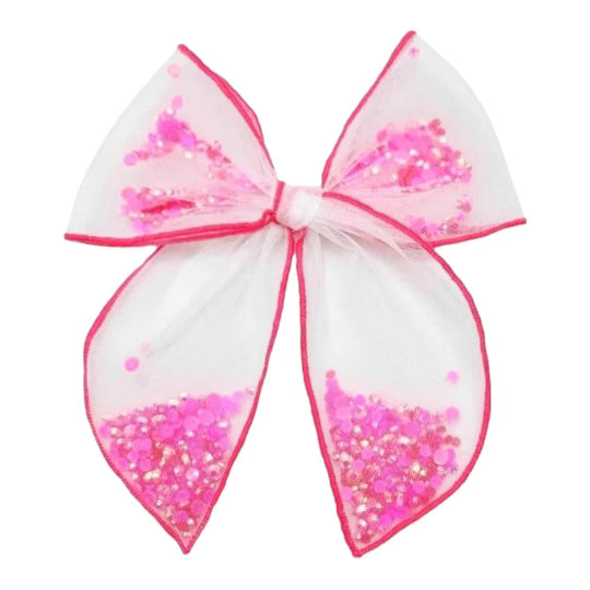 Hot Pink Shaker Bow