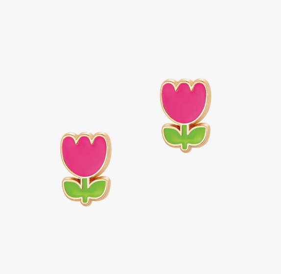 Tiny Tulip Cutie Stud Earrings