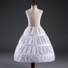 White tulle petticoat underskirt for flower girl ball gowns